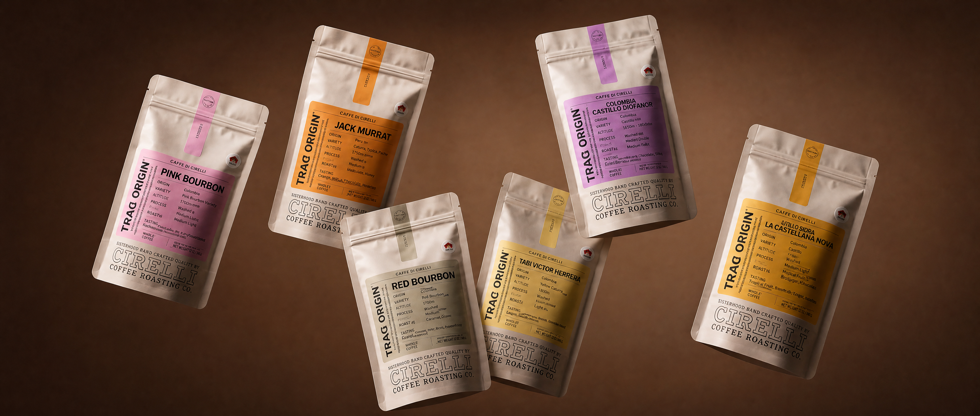 Specialty blend hero banner by Cirelli Coffee featuring limited release specialty coffee blends crafted in small batches for bold flavour, unique origins, and memorable coffee moments.