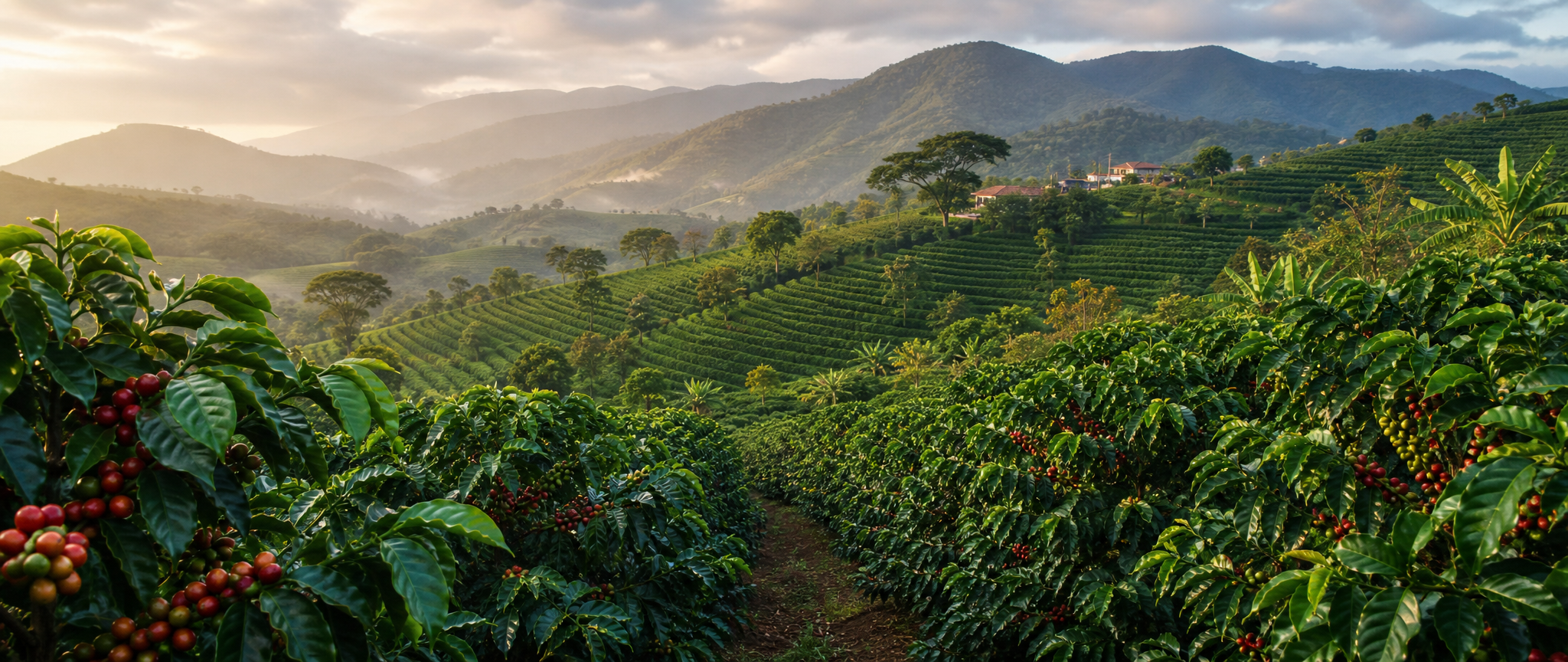 Green coffee beans roasting banner by Cirelli Coffee showing unroasted coffee beans prepared for home roasting, sample roasting, espresso blending, and custom roast profiles.