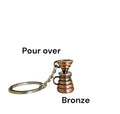 Pour Over (Bronze) Keychain