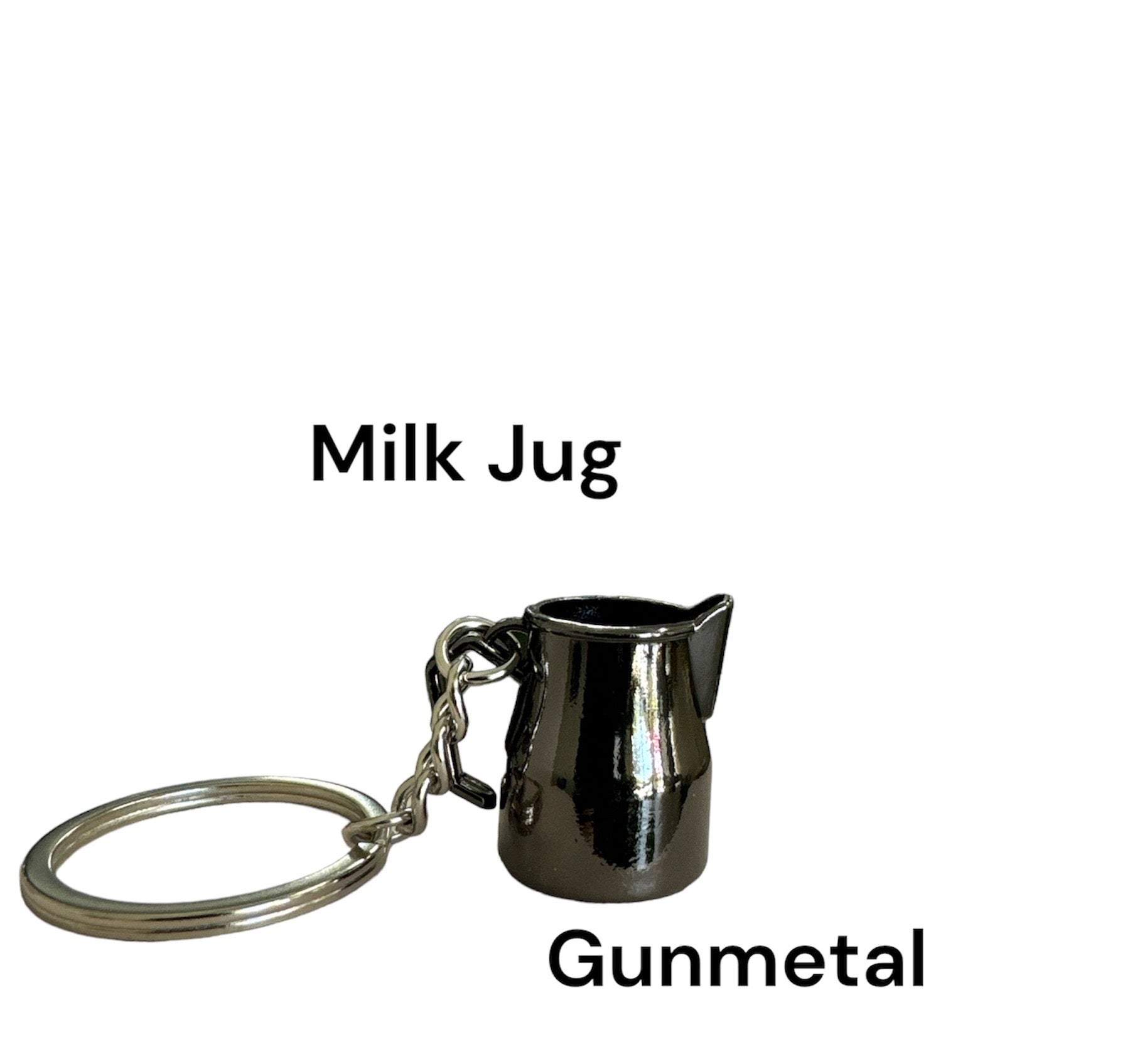 Milk Jug (Gun metal) Key Chain