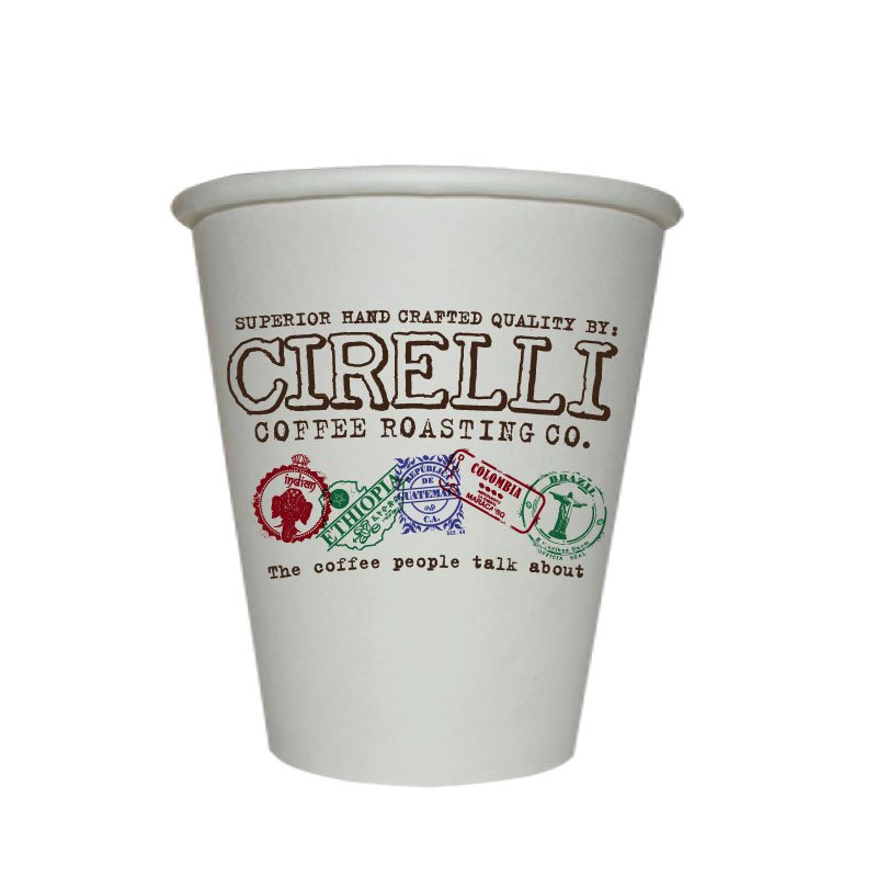 Cirelli Cup Compostable (White) 40pcs