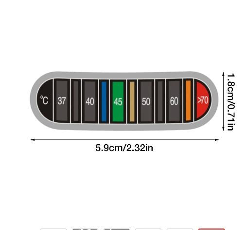 Jug Temperature Sticker