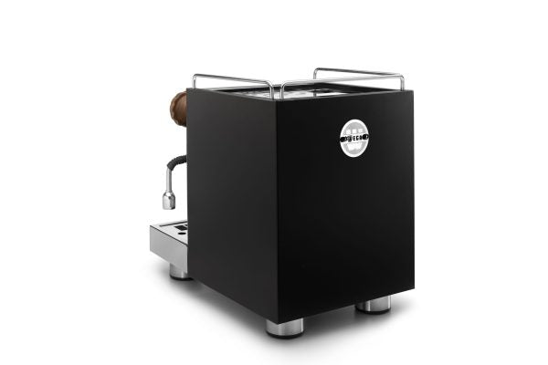 Wega W Mini Coffee Machine Bundle from Cirelli Coffee, a compact espresso machine package with professional brewing group, steam wand, hot water dispenser, adjustable spout, portafilters, tamper, milk jug, and cleaning accessories.