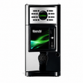 Bianchi Gaia Coffee Machine from Cirelli Coffee, an automatic office and hospitality coffee machine for 20 to 100 plus people with bean or instant beverage options, plumbed or 3.6L water tank setup, milk options, large dispensing area, and payment system compatibility.