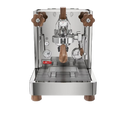 LELIT Bianca coffee machine from Cirelli Coffee, a premium dual boiler espresso machine with manual flow profiling paddle, L58E group head, LELIT Control Centre, movable water tank, anti-burn wands, and polished chrome, white, or black finishes.