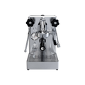 LELIT MaraX coffee machine from Cirelli Coffee, a quiet heat exchanger espresso machine with L58E group head, double probe temperature system, silent pump, Xmode Coffee and Steam settings, and Polished Chrome, Black, or White finishes.
