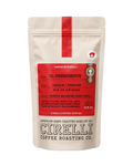 El Presidente Coffee Blend by Cirelli Coffee, an award-winning medium-to-dark roast with chocolate and caramel notes for espresso, cappuccino, latte, plunger, and filter brewing.