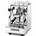 Expobar Office Leva coffee machine from Cirelli Coffee, a traditional one group semi-automatic espresso machine with heat exchanger, copper boiler, vibration pump, steam outlet, hot water outlet, and stainless steel body.