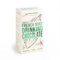 Grounded Pleasures French Mint Drinking Chocolate 200g from Cirelli Coffee, a smooth rich drinking chocolate with premium cocoa and natural peppermint for mint hot chocolate, iced chocolate, cafés, offices and home brewing.