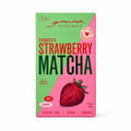 Grounded Pleasures Strawberry Matcha 100g from Cirelli Coffee, a bright smooth matcha blend with premium Japanese matcha and real Tasmanian strawberries for hot matcha lattes, iced matcha drinks, cafés, offices and home brewing.