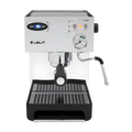 LELIT Anna coffee machine from Cirelli Coffee, a compact entry-level stainless steel espresso machine with PID temperature control, LELIT57 group, manometer, anti-burn steam wand, and accessories for home baristas.