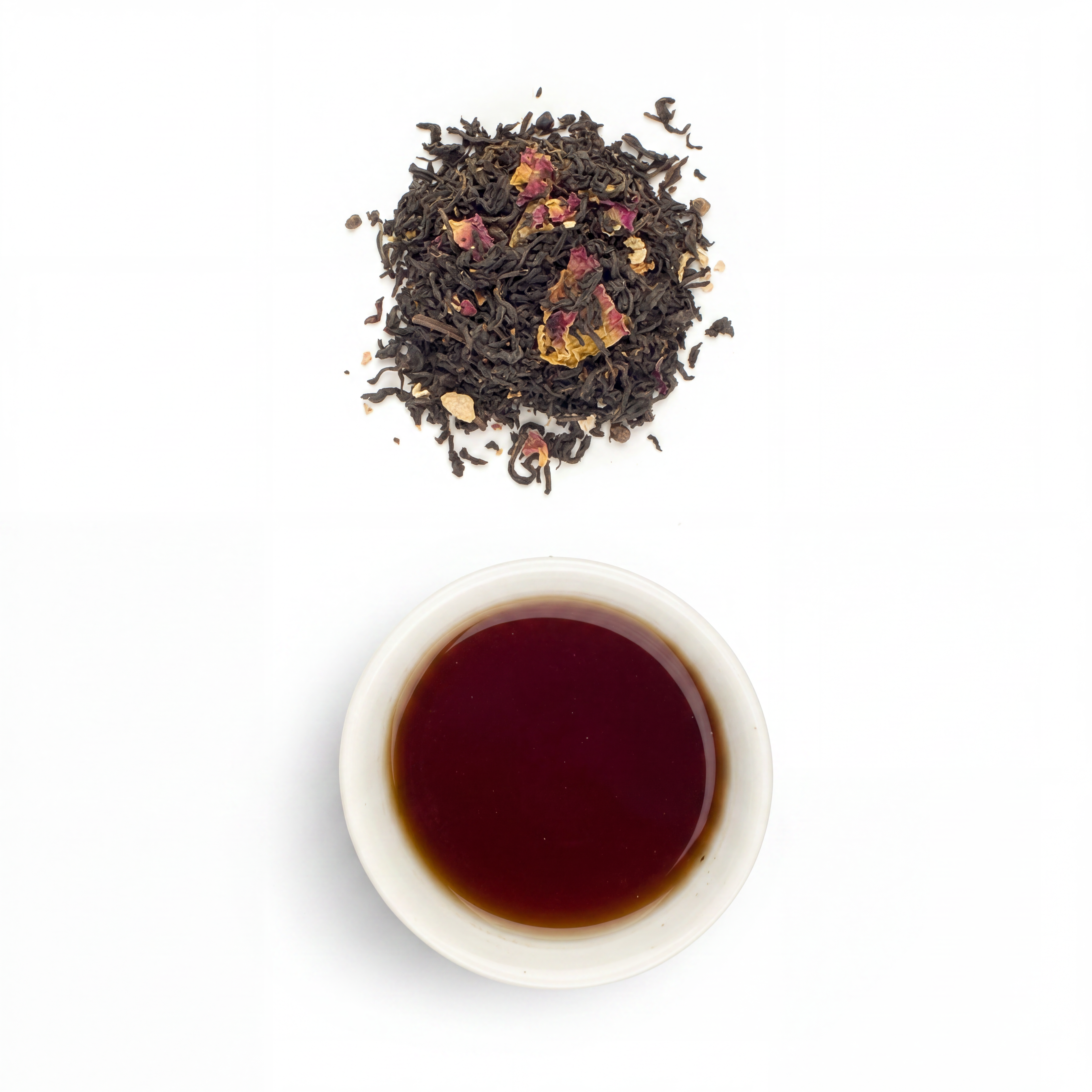 Masala Chai Black Tea 500g from Cirelli Coffee, a bold aromatic loose leaf chai with black tea, rose petals, Ceylon spices, cloves, cardamom, cinnamon, aniseed and vanilla, produced and packed in Adelaide using Sri Lankan tea.
