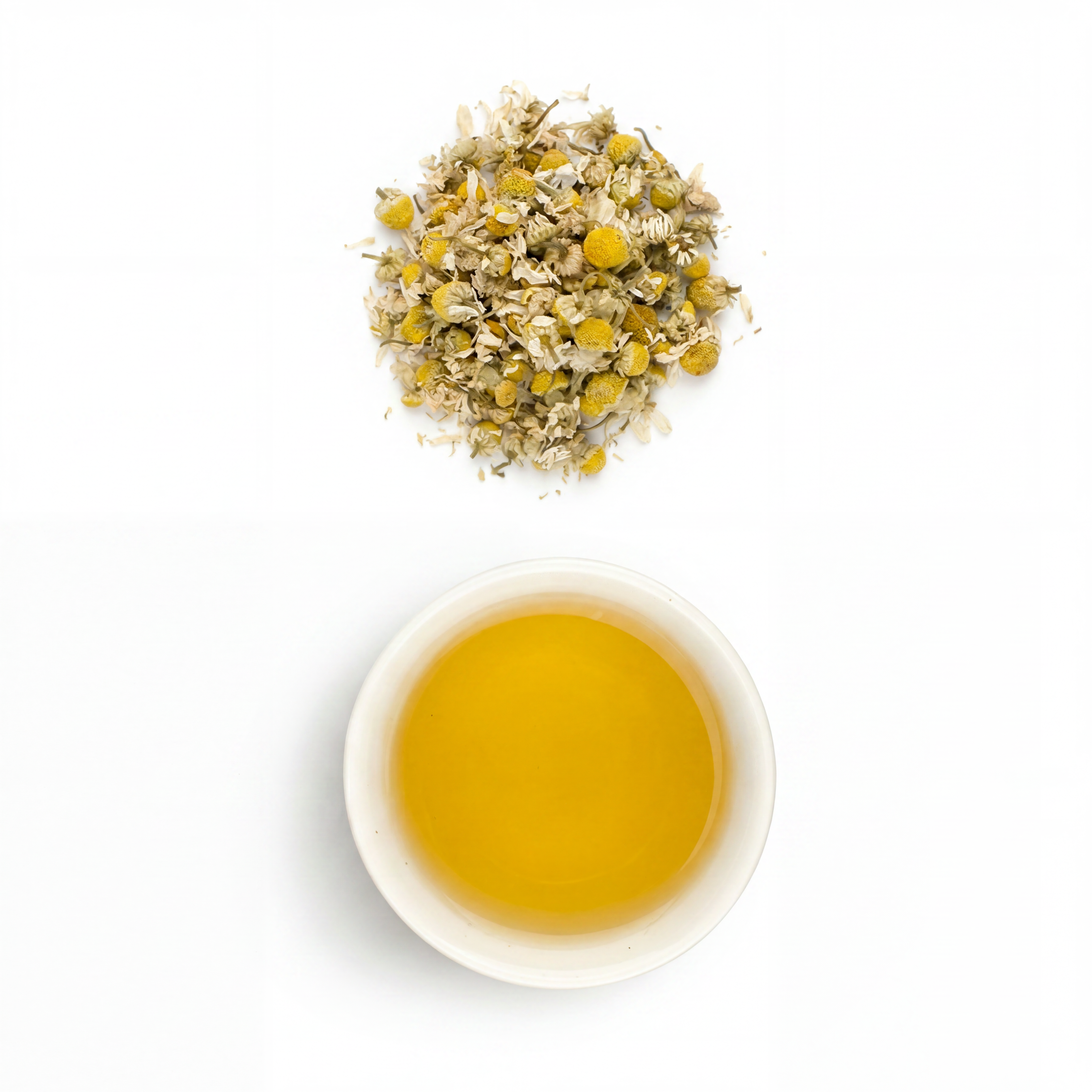 Organic Chamomile Herbal Tea 250g from Cirelli Coffee, a soothing caffeine-free loose leaf herbal tea with delicate floral notes and a naturally calming finish, produced and packed in South Australia.