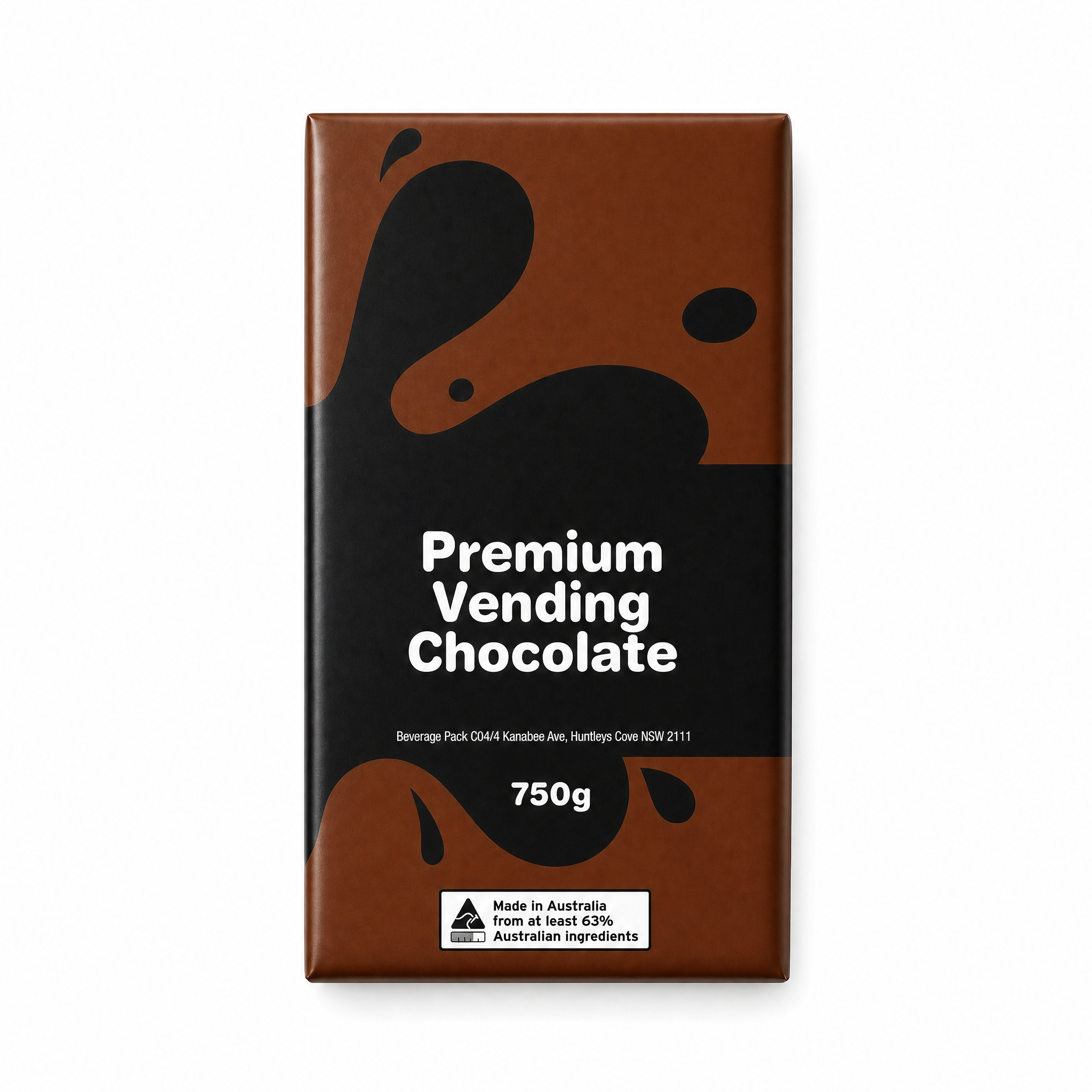 Premium Vending Chocolate 750g from Cirelli Coffee, a rich smooth chocolate powder crafted for creamy café-style hot chocolate, vending machines, office coffee stations and commercial beverage systems with easy mixing and consistent flavour.