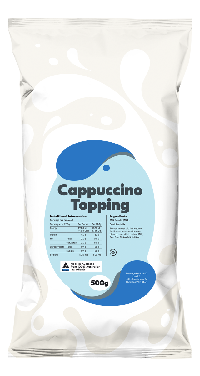 Vending Milk Cappuccino Topping 500g