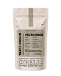 Red Bourbon specialty coffee by Cirelli Coffee, a light roast Colombian coffee from Piendamó, Cauca with Turkish delight, raspberry, tropical fruit, syrupy sweetness, and anaerobic thermal shock washed processing.