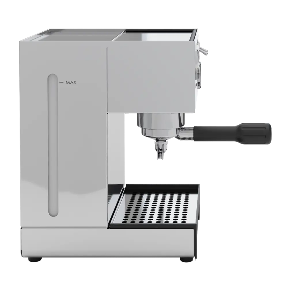 LELIT Anna coffee machine from Cirelli Coffee, a compact entry-level stainless steel espresso machine with PID temperature control, LELIT57 group, manometer, anti-burn steam wand, and accessories for home baristas.
