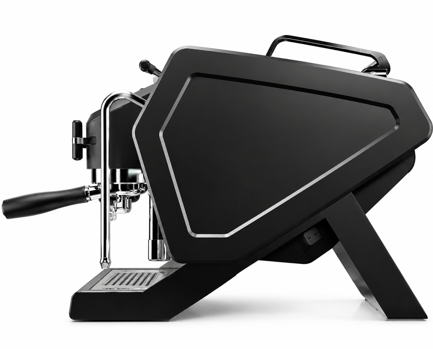 Sanremo YOU Coffee Machine from Cirelli Coffee, a professional single group multiboiler espresso machine with touchscreen control, custom extraction profiles, manual paddle control, adjustable pre-infusion and post-infusion, USB profile sharing, and advanced espresso control.