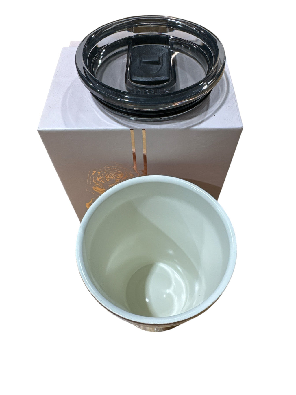 Sttoke 8oz Rose Blush Ceramic Reusable And Insulated Cup