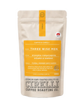 Three Wise Men Coffee Blend by Cirelli Coffee, an Ethiopian specialty blend with floral aroma, spice, chocolate depth, and subtle wine-like character for pour-over, espresso, syphon, and milk coffee.