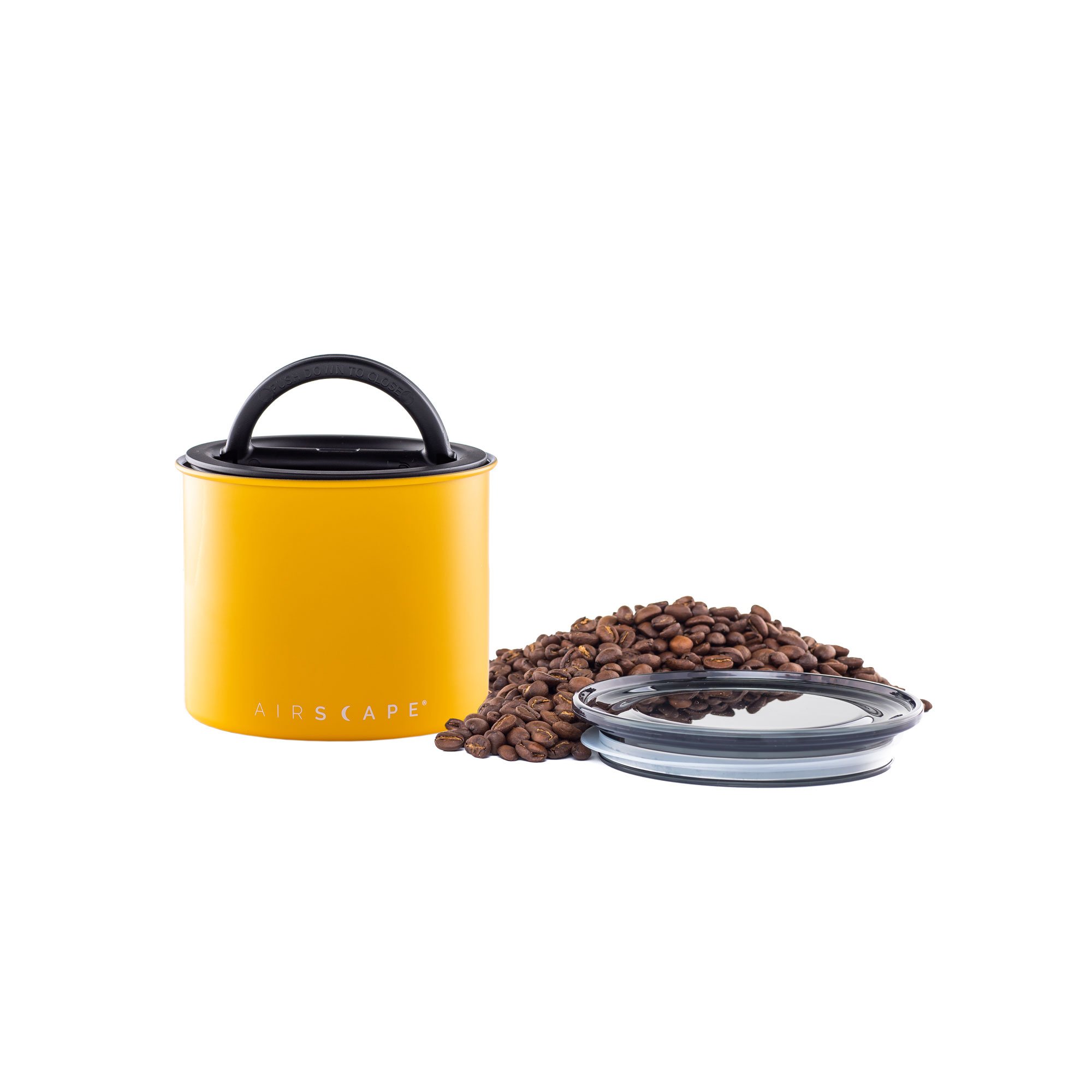 Airscape 32oz Matt Yellow Cirelli Coffee Roastery
