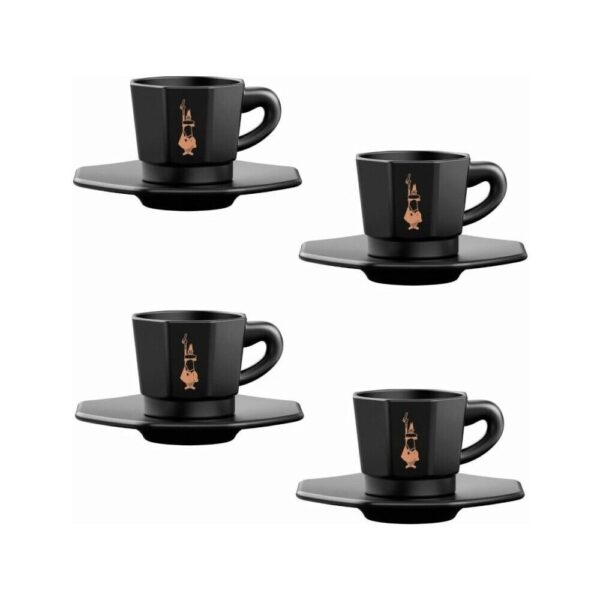 Bialetti Set of 4 eight faces cups